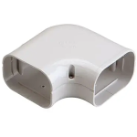 Slimduct 3-1/4" 90 degree Flat Ell, White 100