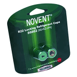 Novent Green R-22 Locking Caps, 1/4", 2 Pk