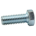 Bolt, Hex Head, 3/8-16X1In, Zinc, Gr2