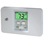 Large Back-Lit Display Push Button Thermostat, 5-2 Day, 1H/1C